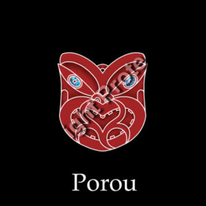 Porou - Mens Stencil Hoodie Design