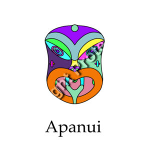 Apanui Uenuku - Mens Stencil Hoodie Design