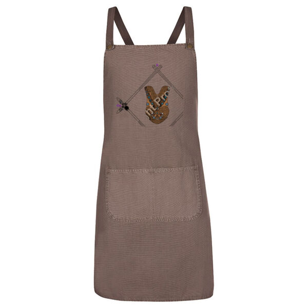 Urukehu toi design  - Cross Back Canvas Apron Thumbnail